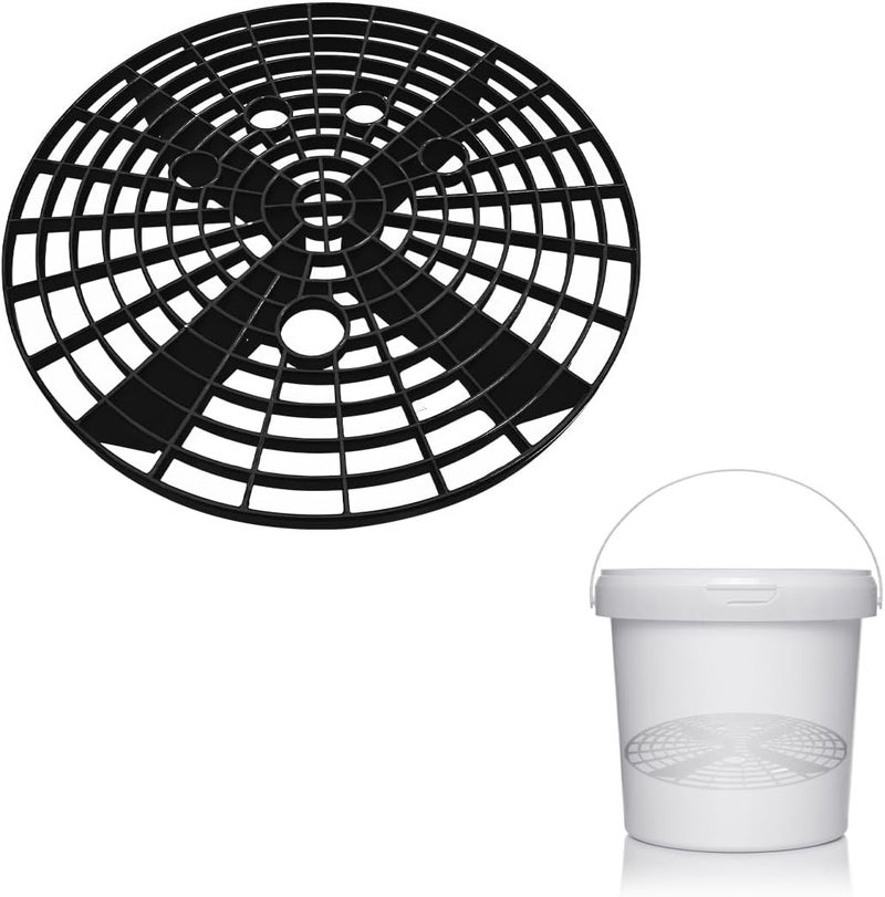 SHMZK Car Wash Bucket Inserts, Auto Detail Dirt Gaurd Bucket Filter Helps Remove Dirt Debris, Dirt Guard Insert Wash Filter Fits 12 Inch Diameter Bucket or 3-5 Gallon Bucket (Black) - Image 1